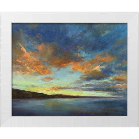 Coastal Views IV White Modern Wood Framed Art Print by Finch, Sheila