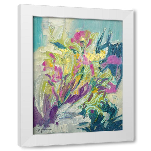Standing Tall White Modern Wood Framed Art Print by Fagan, Dorothy