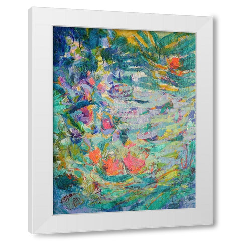 Stir Mine Heart White Modern Wood Framed Art Print by Fagan, Dorothy