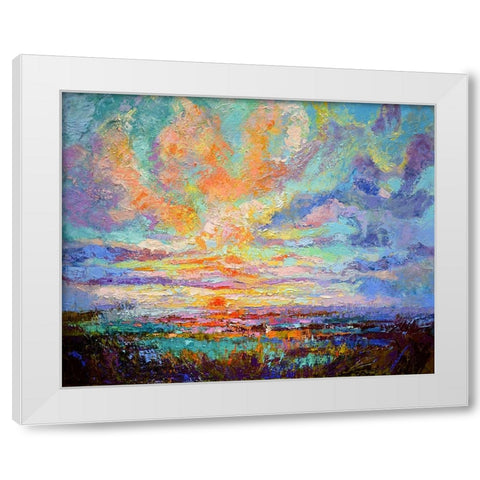 Blessed Eve I White Modern Wood Framed Art Print by Fagan, Dorothy