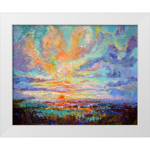 Blessed Eve I White Modern Wood Framed Art Print by Fagan, Dorothy