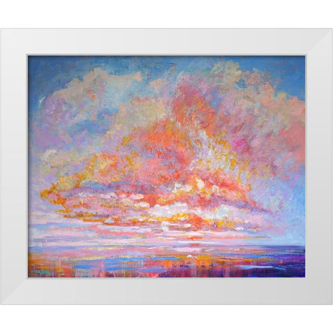 Blessed Eve II White Modern Wood Framed Art Print by Fagan, Dorothy