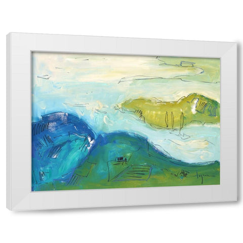 Birthing Big Dreams White Modern Wood Framed Art Print by Fagan, Dorothy