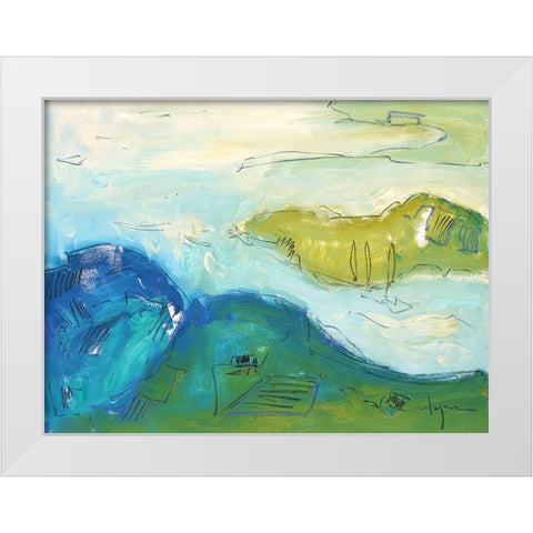 Birthing Big Dreams White Modern Wood Framed Art Print by Fagan, Dorothy