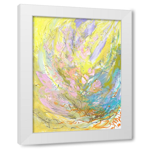Approaching Equinox White Modern Wood Framed Art Print by Fagan, Dorothy