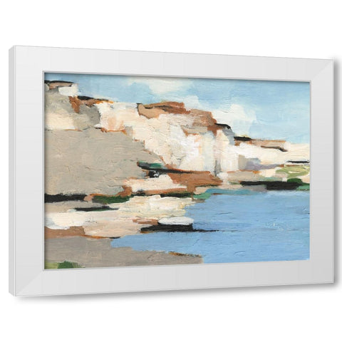 White Rock Cliffs I White Modern Wood Framed Art Print by Harper, Ethan