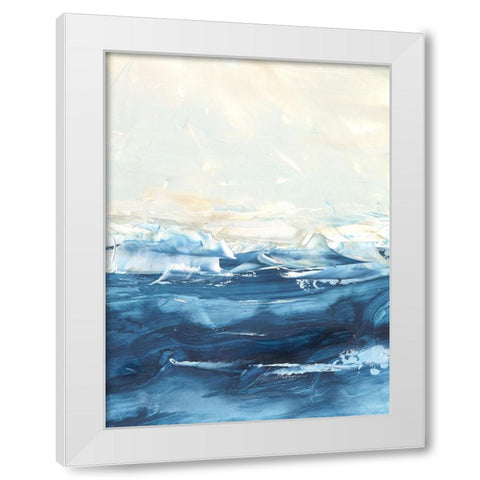 Wave after Wave II White Modern Wood Framed Art Print by Harper, Ethan