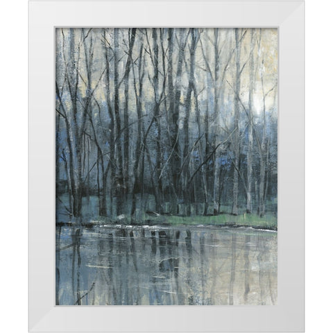 Morning Drizzle I White Modern Wood Framed Art Print by OToole, Tim