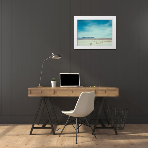 Salt Flat Walk II White Modern Wood Framed Art Print by Quintero, Sonja