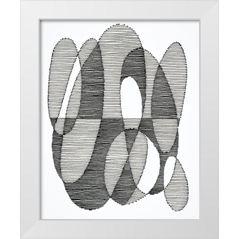 Opposite Day I White Modern Wood Framed Art Print by Galapon, Nikki