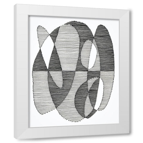 Opposite Day II White Modern Wood Framed Art Print by Galapon, Nikki