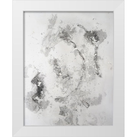 Frozen Vapor II White Modern Wood Framed Art Print by Willett, Michael