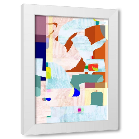 Lucca in Color II White Modern Wood Framed Art Print by Cartissi