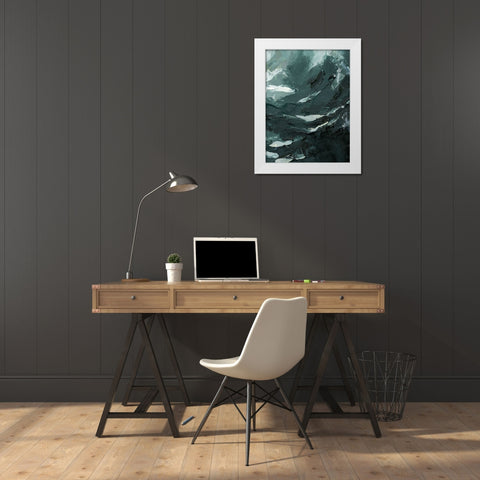 Lost in the Sea II White Modern Wood Framed Art Print by Caroline, Emma