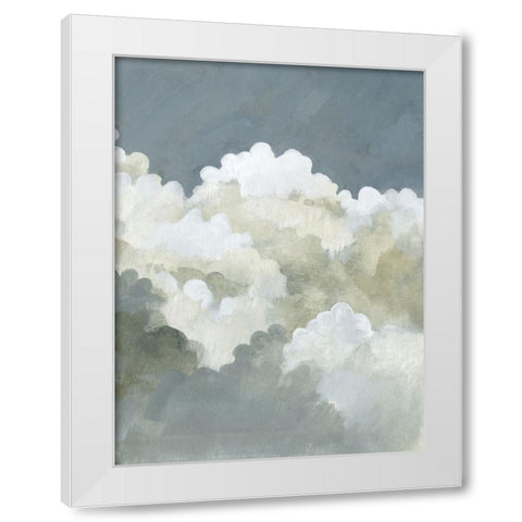 Big Clouds II White Modern Wood Framed Art Print by Caroline, Emma