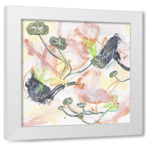 Chartreuse III White Modern Wood Framed Art Print by Wang, Melissa