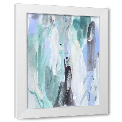 Ocean Crush II White Modern Wood Framed Art Print by Wang, Melissa