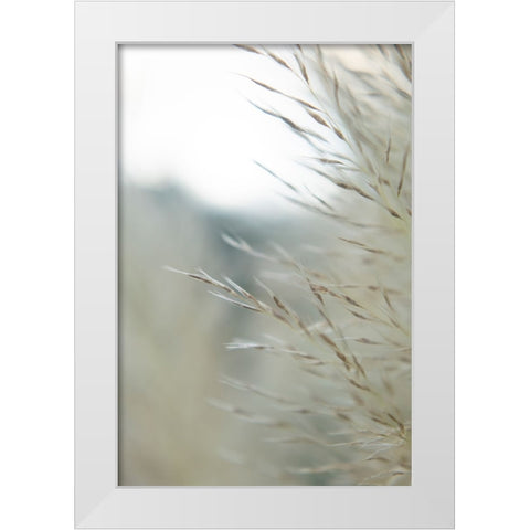Subtle Grasses III White Modern Wood Framed Art Print by Johnson, Jason