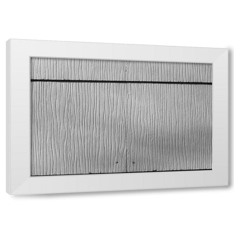 Found Textures I White Modern Wood Framed Art Print by Johnson, Jason