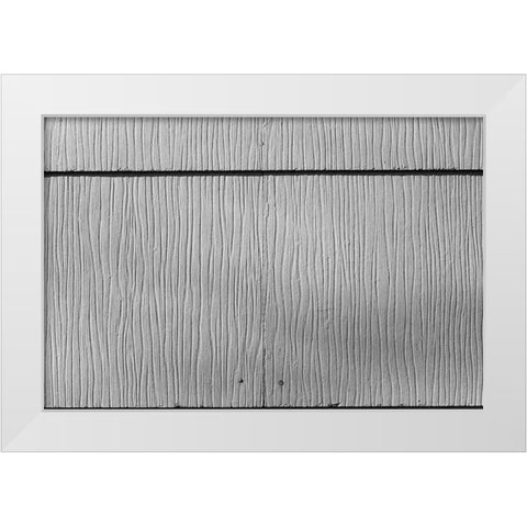 Found Textures I White Modern Wood Framed Art Print by Johnson, Jason