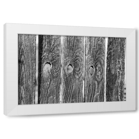 Found Textures II White Modern Wood Framed Art Print by Johnson, Jason