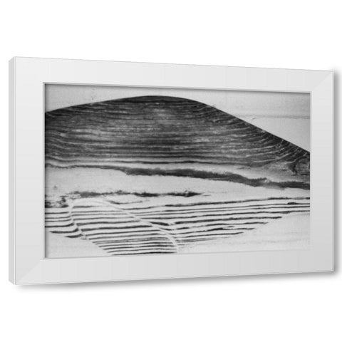 Found Textures III White Modern Wood Framed Art Print by Johnson, Jason
