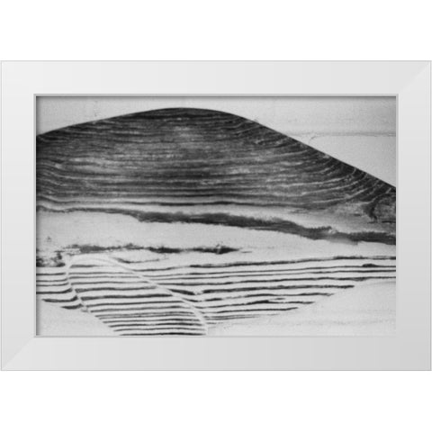 Found Textures III White Modern Wood Framed Art Print by Johnson, Jason