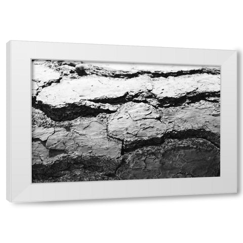 Found Textures IV White Modern Wood Framed Art Print by Johnson, Jason