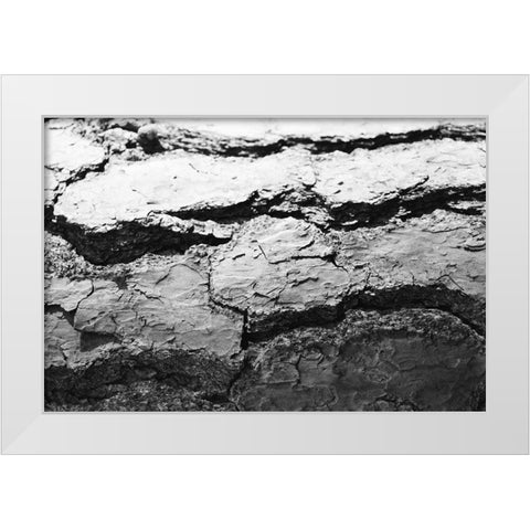 Found Textures IV White Modern Wood Framed Art Print by Johnson, Jason
