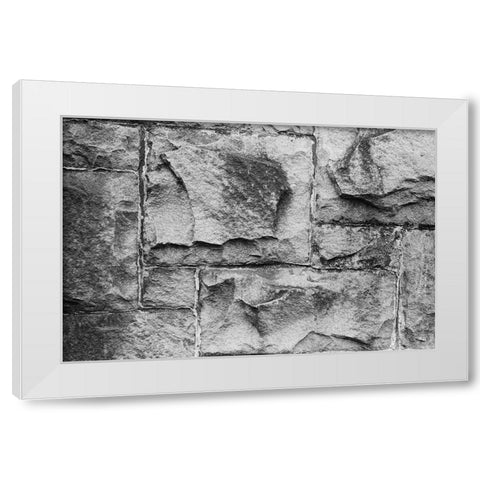 Found Textures VI White Modern Wood Framed Art Print by Johnson, Jason