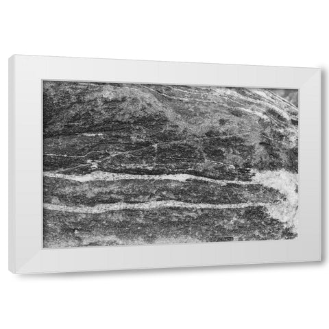 Found Textures X White Modern Wood Framed Art Print by Johnson, Jason