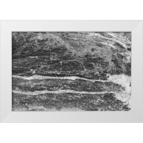 Found Textures X White Modern Wood Framed Art Print by Johnson, Jason