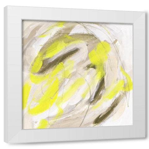 Lemon Pie I White Modern Wood Framed Art Print by Wang, Melissa