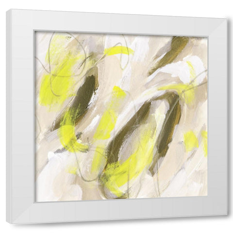 Lemon Pie IV White Modern Wood Framed Art Print by Wang, Melissa