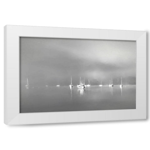 Curinga Scenes2 I White Modern Wood Framed Art Print by Curinga, Kim