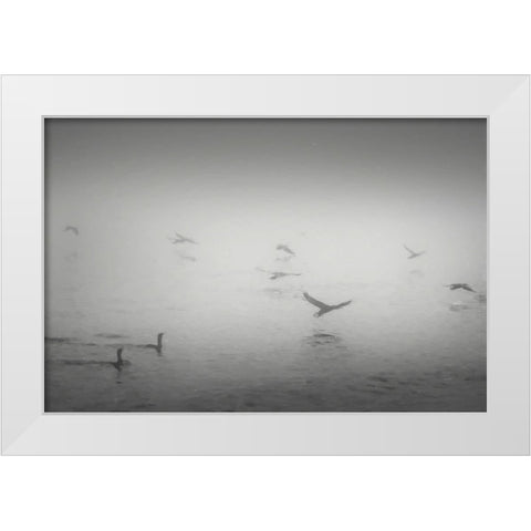 Curinga Scenes2 II White Modern Wood Framed Art Print by Curinga, Kim