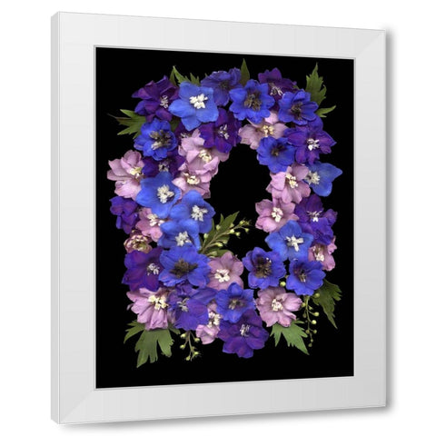 Flower Drama II White Modern Wood Framed Art Print by Stalus, Judy