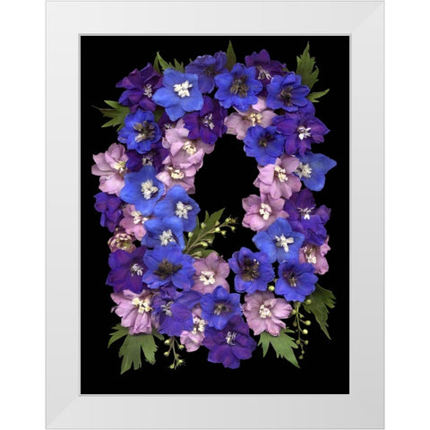 Flower Drama II White Modern Wood Framed Art Print by Stalus, Judy