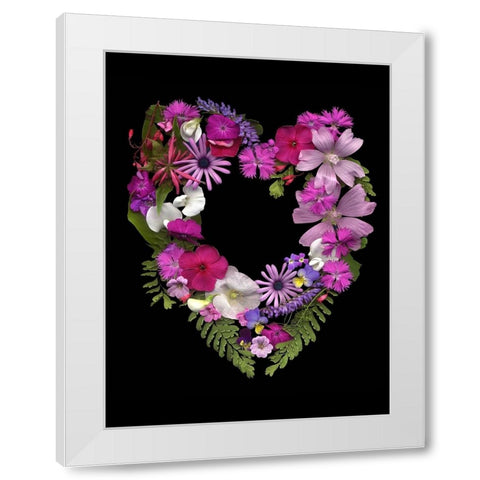 Flower Drama VI White Modern Wood Framed Art Print by Stalus, Judy