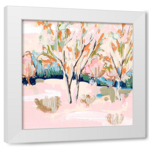 Cherry Spring II White Modern Wood Framed Art Print by Wang, Melissa