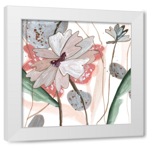 By the River IV White Modern Wood Framed Art Print by Wang, Melissa