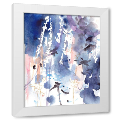 Late Night Breeze I White Modern Wood Framed Art Print by Wang, Melissa