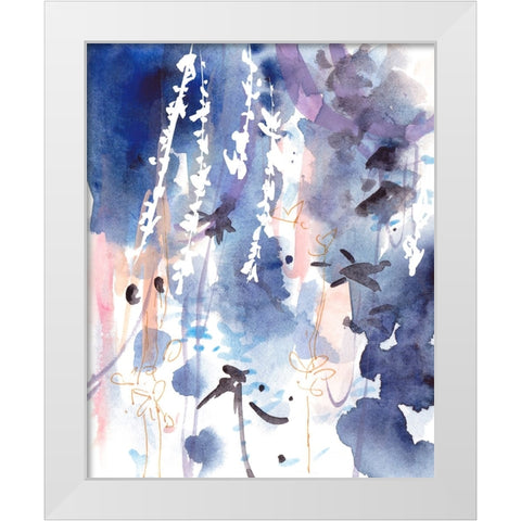 Late Night Breeze I White Modern Wood Framed Art Print by Wang, Melissa