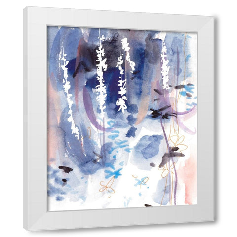 Late Night Breeze II White Modern Wood Framed Art Print by Wang, Melissa