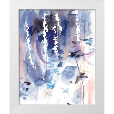 Late Night Breeze II White Modern Wood Framed Art Print by Wang, Melissa