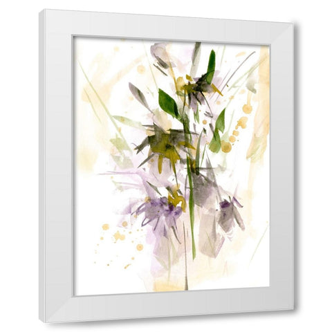 After Rain I White Modern Wood Framed Art Print by Wang, Melissa