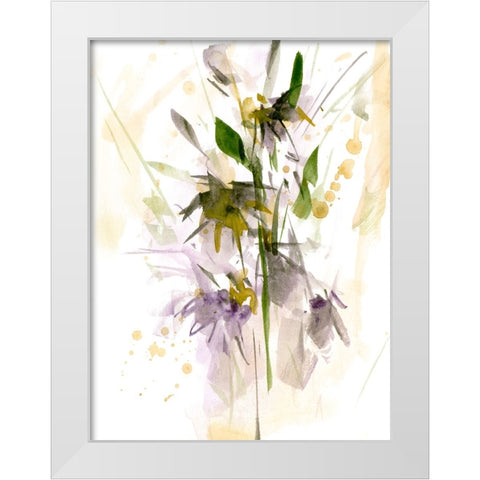 After Rain I White Modern Wood Framed Art Print by Wang, Melissa