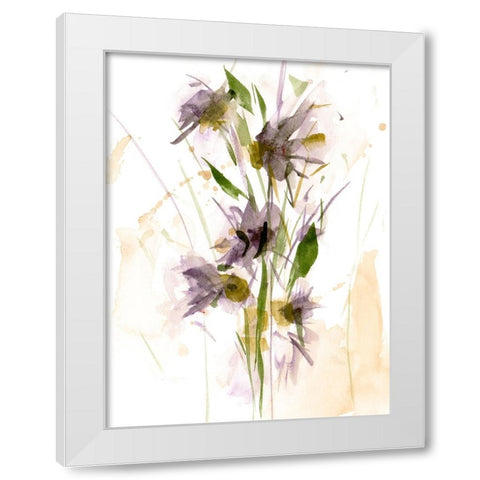 After Rain III White Modern Wood Framed Art Print by Wang, Melissa