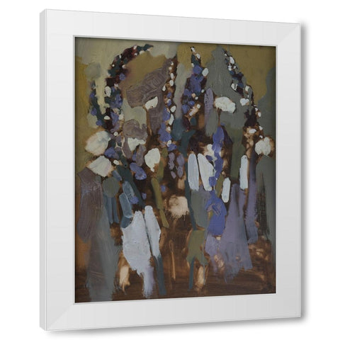 Idiosyncratic Floral  III White Modern Wood Framed Art Print by Ferrell, Erin McGee