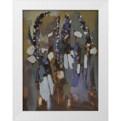 Idiosyncratic Floral  III White Modern Wood Framed Art Print by Ferrell, Erin McGee